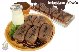 Kue Balok Lumer Cokelat