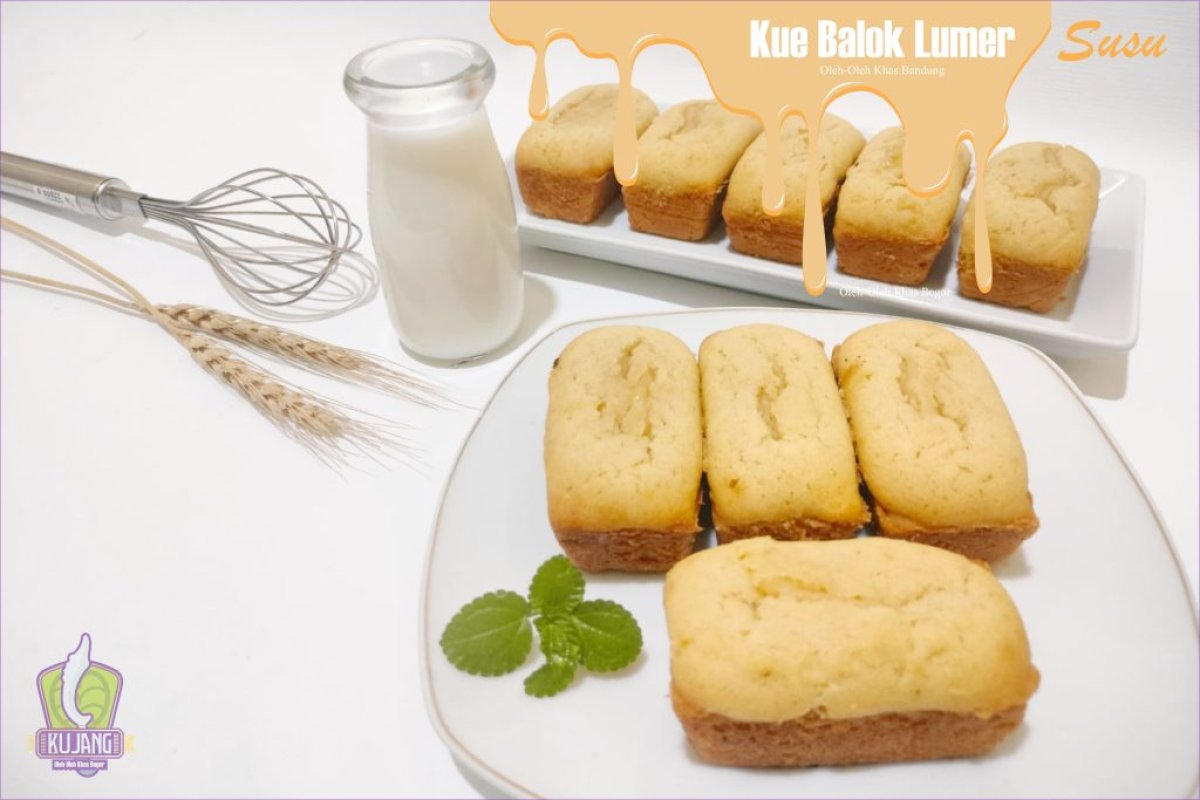Kue Balok Lumer Susu